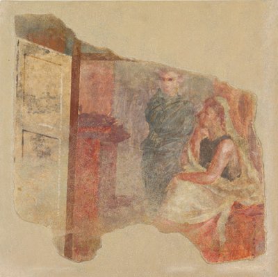 P. ファンニウスの別荘の部屋 H の北壁の壁画の断片. 紀元前50～40年 作： Unbekannt