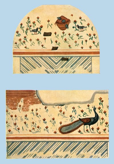 キリスト教の墓の壁画、サルト、トルコ、1928年。 作： Unbekannt