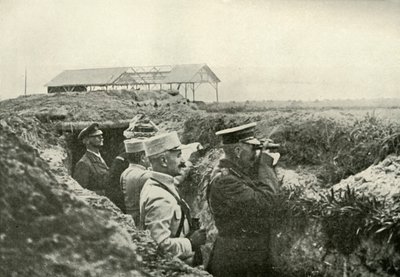 フランスでの戦いの様子、1915年、1919年。 作： Unbekannt