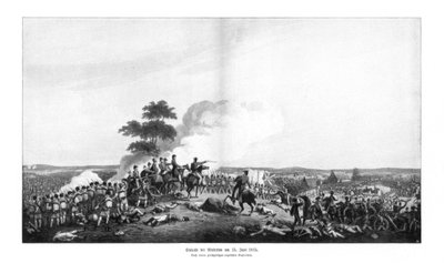 ウォータールーキャンペーン、1815年6月15日、1900 作： Unbekannt