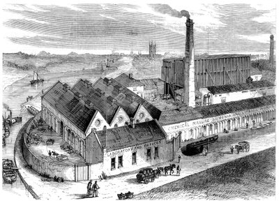 Webbs化学工場、ディグリス、ウスターシャー、1869 作： Unbekannt