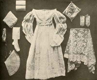 フィラデルフィアのサラヘイズさんの結婚式の衣装、c1750、1937。 作： Unbekannt