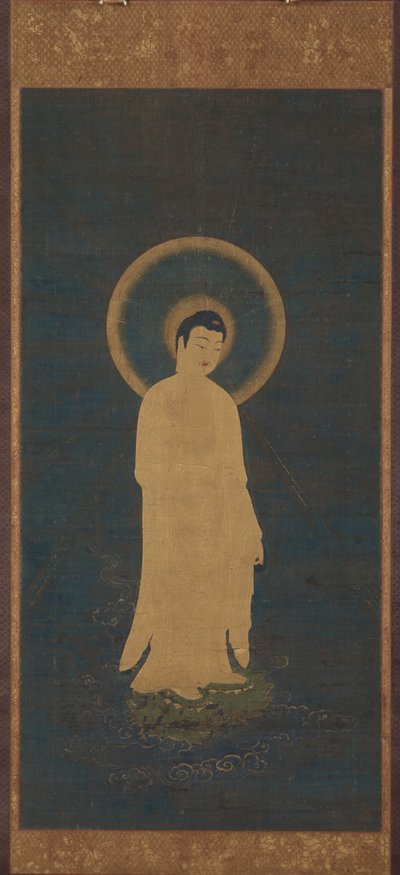 阿弥陀如来如来の降下、約12701333。 作： Unbekannt