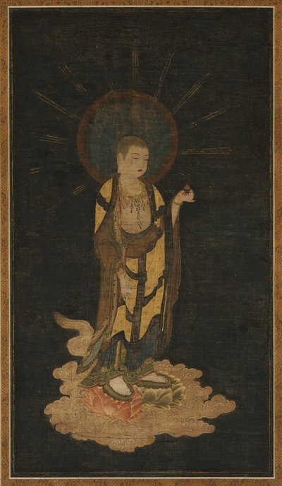 地蔵菩薩、1200年代の歓迎の降下。 作： Unbekannt