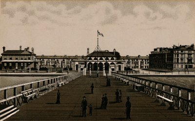 ウェリントン桟橋、c1880。 作： Unbekannt
