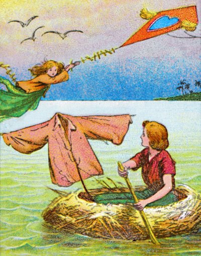 ウェンディとピーターは1905年に脱出しました。 作： Unbekannt