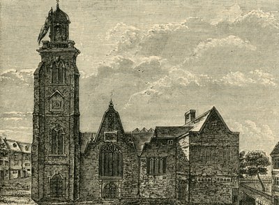 セントマーティンズインザフィールズの古い教会の西側の景色。1721年、1881年に引き下げられた。 作： Unbekannt