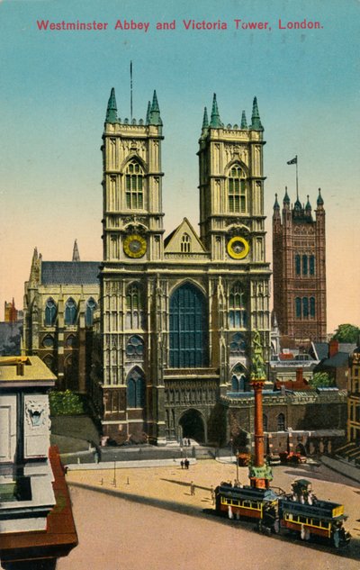 ウェストミンスター寺院とビクトリアタワー、ロンドン、c1930 作： Unbekannt