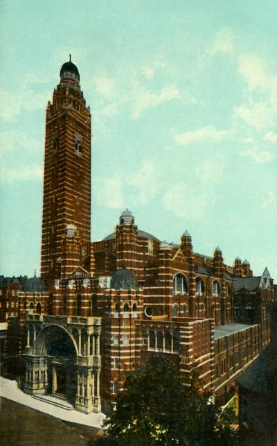 ウェストミンスター大聖堂、ロンドン、c1910。 作： Unbekannt