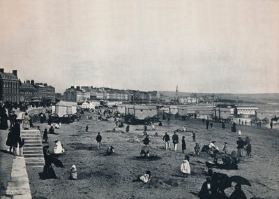 ウェイマス-町とビーチの概観、1895 作： Unbekannt