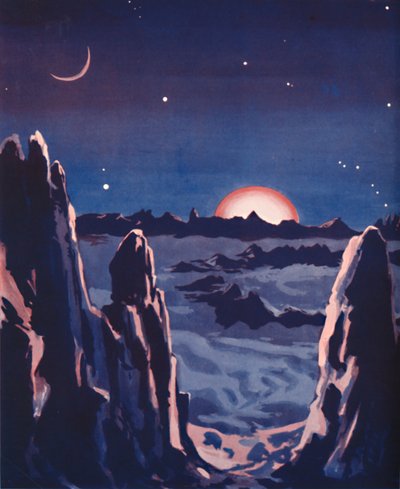 月の日の出はどのようなものでなければならない、1935 作： Unbekannt