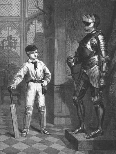 1875年に彼が作るなんて愉快なWicket Keeper 作： Unbekannt
