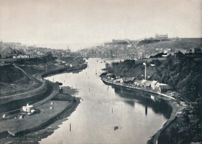 ウィットビー-町の概観、1895 作： Unbekannt