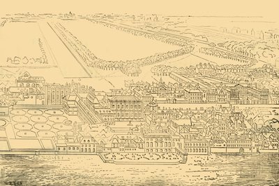 ホワイトホール、川から、1881年。 作： Unbekannt