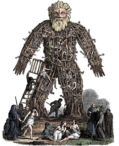 枝編み細工品の男、西暦1世紀、1832年 作： Unbekannt