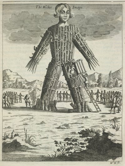 ブリタニアの枝編み細工品の男性Antiqua Illustrata、Aylett Sammes、1676年 作： Unbekannt