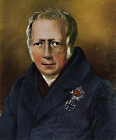 ヴィルヘルム・フォン・フンボルト1767-1835。 -クルーガー神父による絵画、1934年。 作： Unbekannt