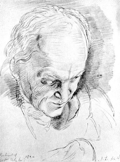 ウィリアムブレイク1757-1827、イギリスの神秘家、詩人、画家、彫刻家、1820年 作： Unbekannt