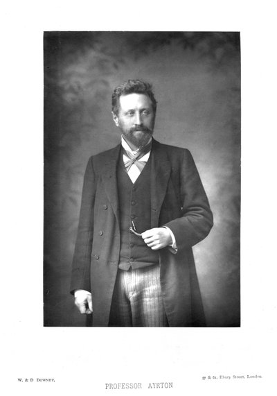 ウィリアムエドワードアイルトン1847-1908、イギリスの物理学者、電気技師および発明家、c1890 作： Unbekannt