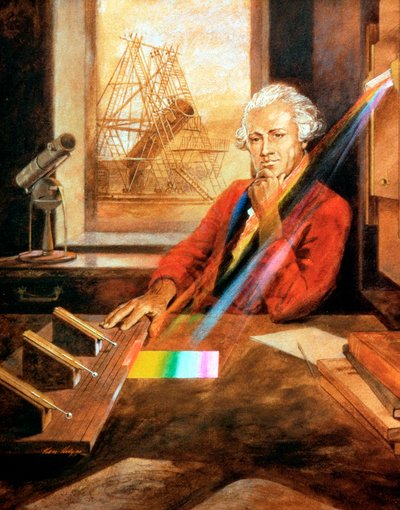 ウィリアムハーシェル1738-1822ドイツ生まれのイギリスの天文学者 作： Unbekannt