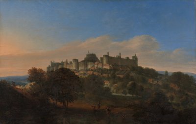 1681年以降、南から見たウィンザー城。 作： Unbekannt