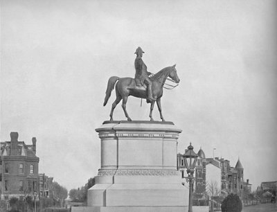 ウィンフィールドスコット像、ワシントンDC、c1897。 作： Unbekannt