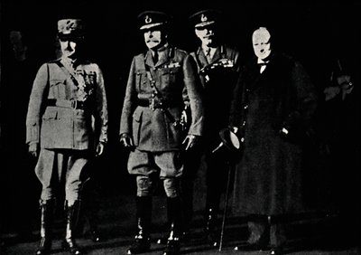 ディアス将軍とハイド元帥、1919年、1945年。 作： Unbekannt