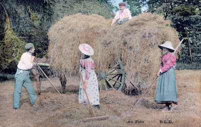干し草、c1900 作： Unbekannt