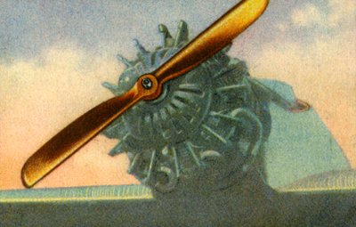 Schwarz Propeller-Werk社、1932年製の木製航空機プロペラ。 作： Unbekannt