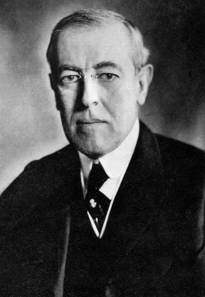 ウッドローウィルソン、第28代アメリカ合衆国大統領、1933年 作： Unbekannt