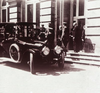 ウッドローウィルソンとアルバート1世、c1914-c1918 作： Unbekannt