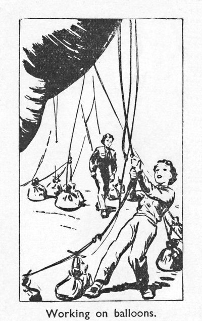風船に取り組む、1940 作： Unbekannt