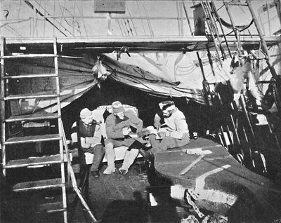 デッキのワークショップ。 1895年7月、1897年 作： Unbekannt