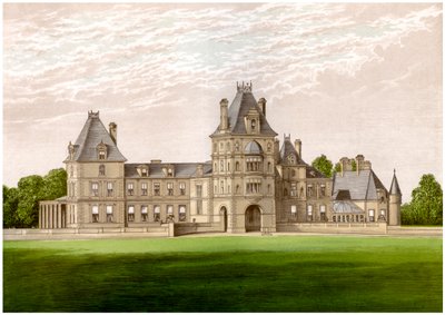 Wynnstay、デンビーシャー、ウェールズ、Baronet Williams-Wynnの家、c1880 作： Unbekannt