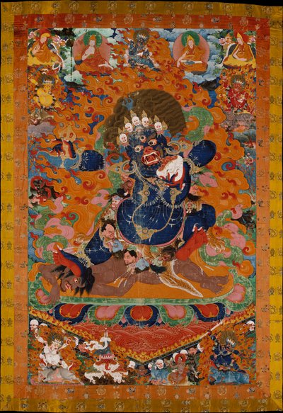 死神の破壊者、ヤマタカ、18世紀初頭。 作： Unbekannt