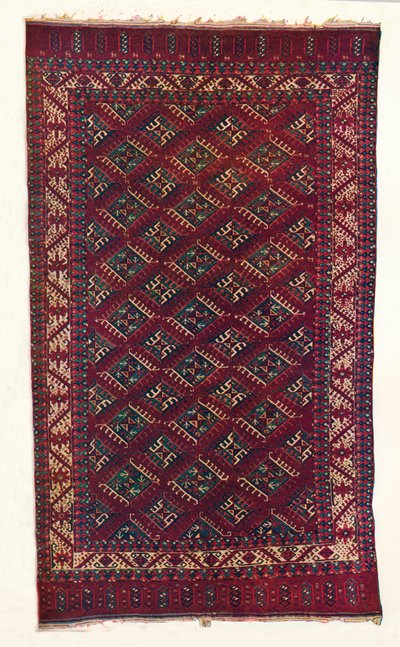 Yomut Turkomanカーペット、C1700 作： Unbekannt
