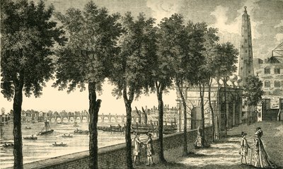 ヨーク階段と給水塔、1881年。 作： Unbekannt