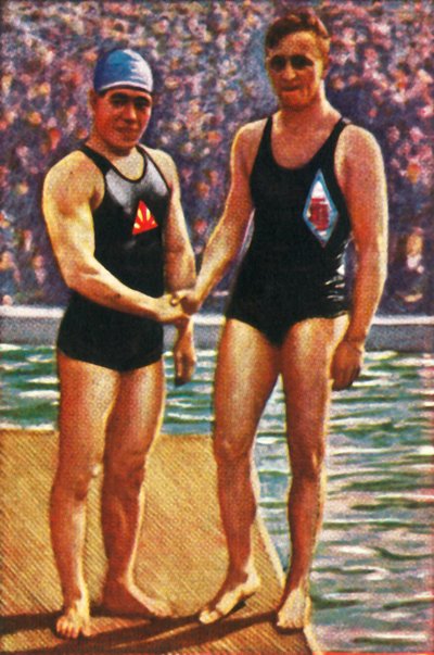 Yoshiyuki Tsuruta and Erich Rademacher, 1928.  作： Unbekannt