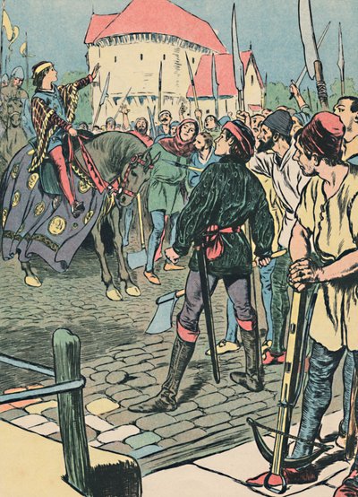若い王リチャードクエルズザリベリオン、c1907 作： Unbekannt