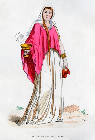 若い女性ガリア、1882年から1884年 作： Unbekannt