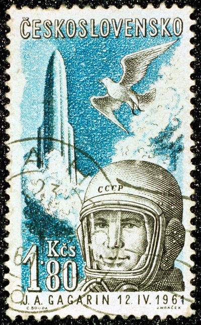 ユーリガガーリン、ソビエトロシアの宇宙飛行士、1961年 作： Unbekannt