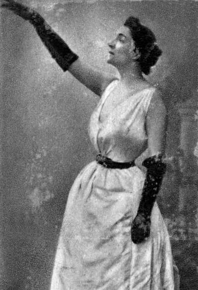 イヴェットギルバート、フランスのキャバレーの歌手および女優、1913年 作： Unbekannt