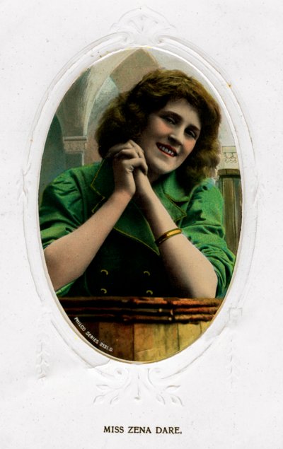 Zena Dare 1887-1975、イギリスの女優、20世紀初頭 作： Unbekannt