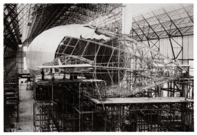 ツェッペリンLZ 126、建設中、フリードリヒスハーフェン、ドイツ、1924 1933 作： Unbekannt