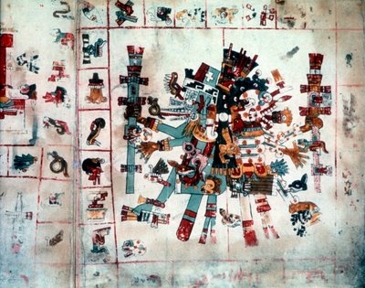 Codex Borgianus、Mixtec、コロンブス以前のメキシコ、c1400の動物型 作： Unbekannt
