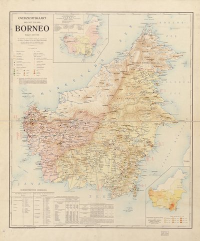 ボルネオ島図 作： Unbekannt