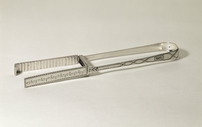 アスカットのトング、George III、明るいカットの彫刻が施された、George Smith作、c.1790（シルバー） 作： Unbekannt Unbekannt