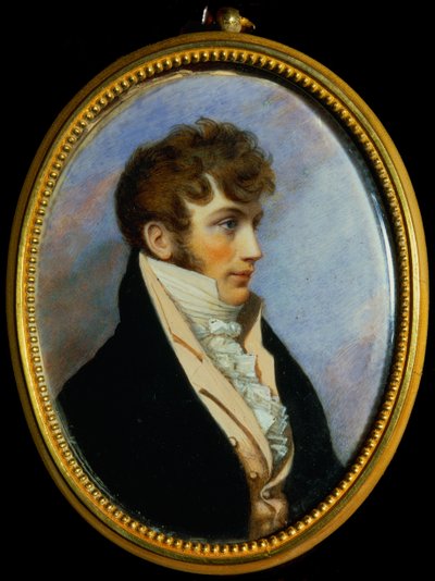 ベンジャミン・バサースト（1784-1809）（ウィーンからの派遣で旅行中にベルリンとハンブルクの間で不思議に姿を消した人） 作： Unbekannt Unbekannt