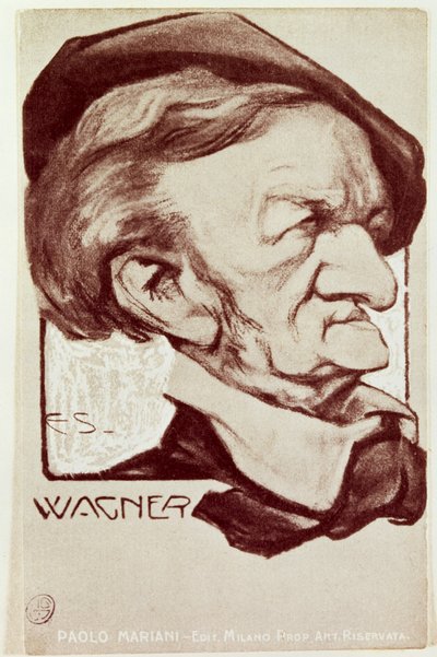 Editによって発行されたRichard Wagnerの風刺画。ミラノプロップアートレゼルバタ 作： Unbekannt Unbekannt