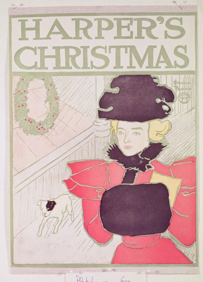 Harpers Magazine、クリスマス号の表紙 作： Unbekannt Unbekannt